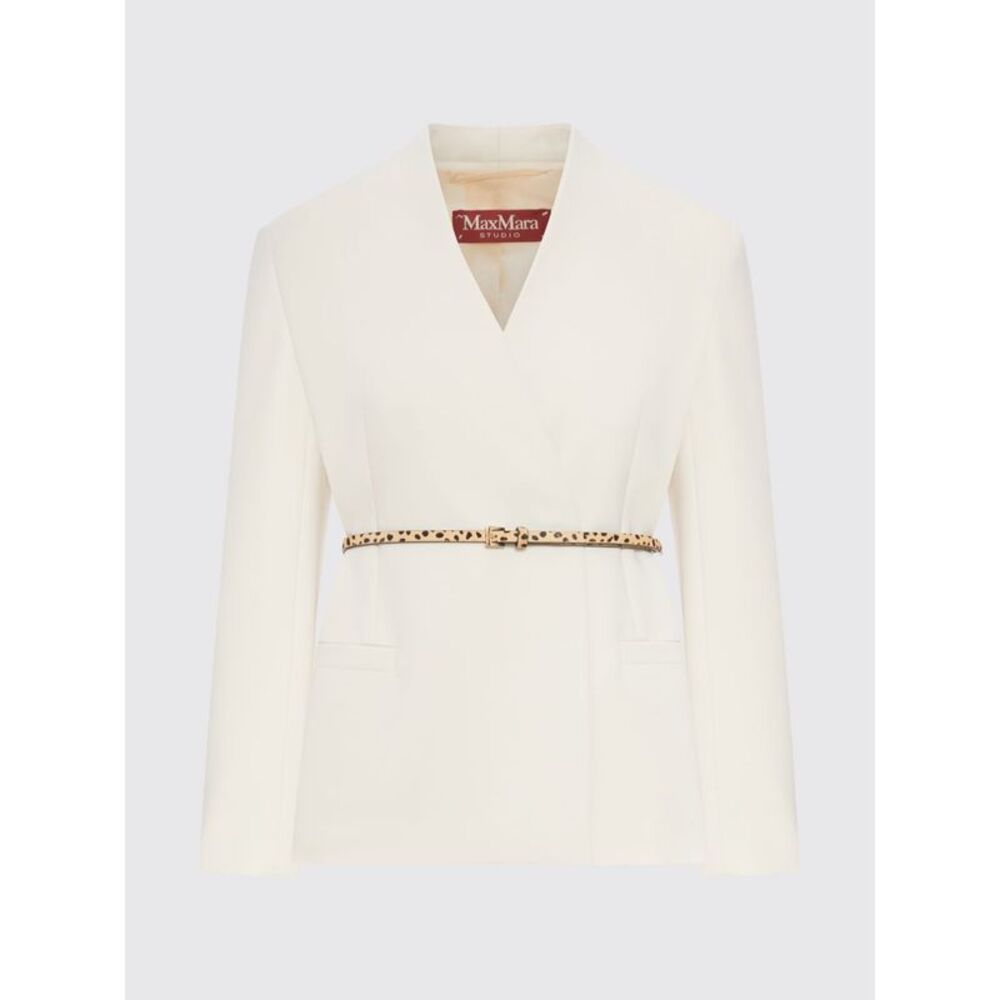 Max Mara Studio Jacket Woman Nude